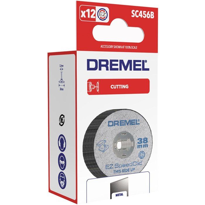 DREMEL 12 metal discs EZ Speedclic 38mm