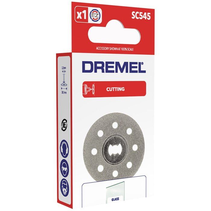 Diamant to cut Dremel S545 (Ez Speedclic, Ø 38mm, for earthenware/porcelain/ceramic)