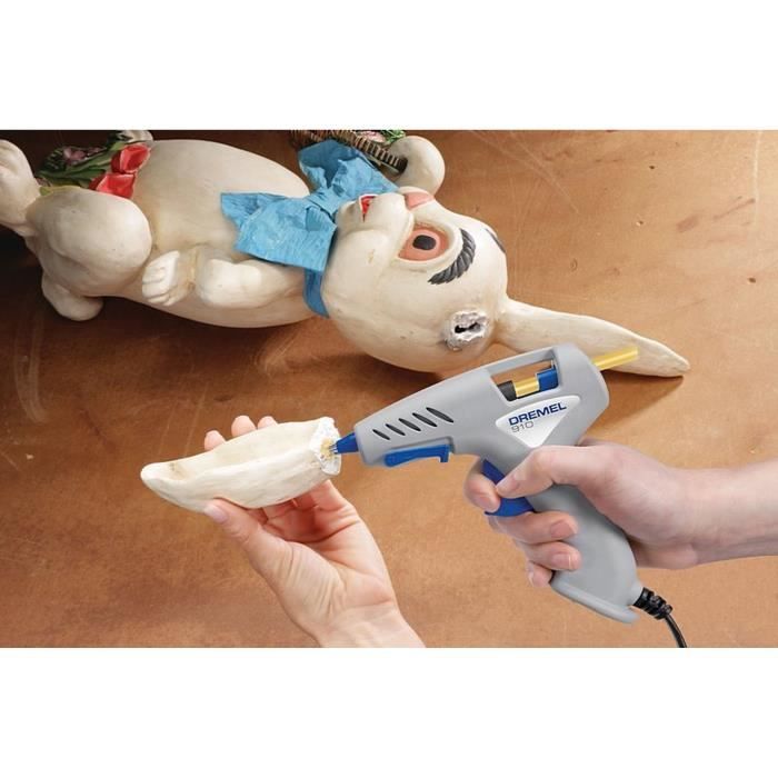 Dremel 910 hot glue pistol (heating temperature at 165 ° C, delivered with 3 sticks of glue 7mm)