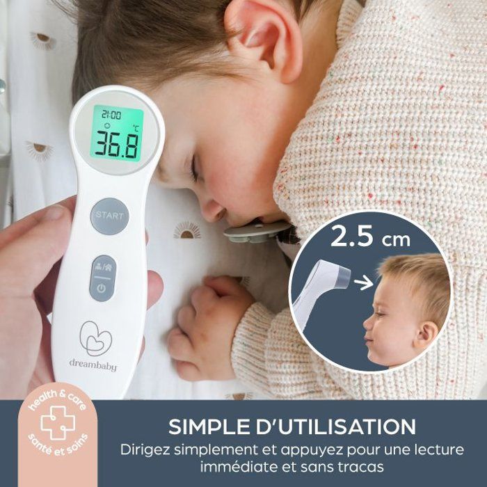 Digital Forehead Thermometer - DREAMBABY - Non-Contact Infrared - Fever Temperature Measurement - For Babies and Adults