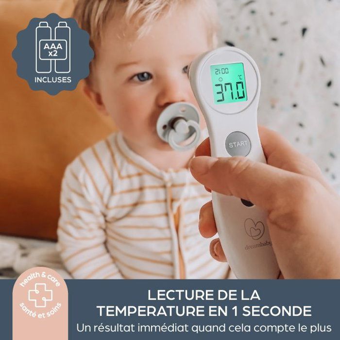 Digital Forehead Thermometer - DREAMBABY - Non-Contact Infrared - Fever Temperature Measurement - For Babies and Adults