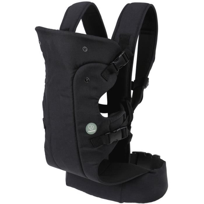 Adjustable 3-1 Baby Carrier - DREAMBABY - JOURNEY - Comfortable and Versatile - Newborn to Toddler up to 15 kg - Black
