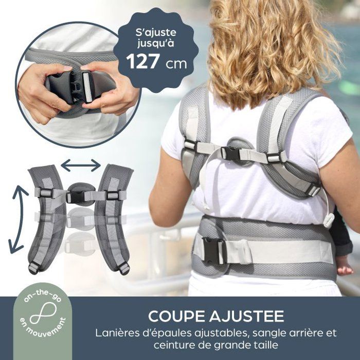 Baby Carrier - DREAMBABY - Elevate 5 Carrying Positions - 0-36 Months
