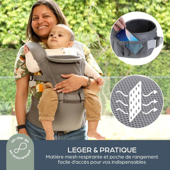 Baby Carrier - DREAMBABY - Elevate 5 Carrying Positions - 0-36 Months