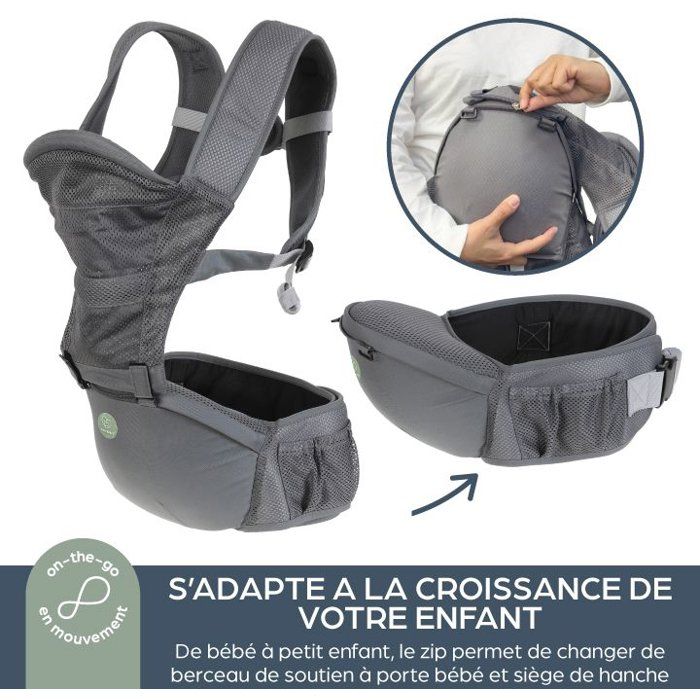Baby Carrier - DREAMBABY - Elevate 5 Carrying Positions - 0-36 Months