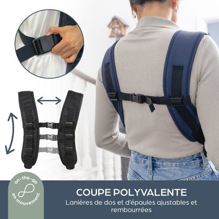 Baby Carrier - DREAMBABY - 3-Sided On-the-Move - Black