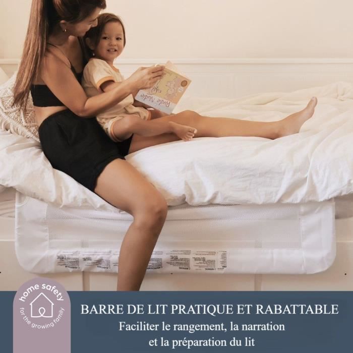 DREAMBABY MAGGIE Bed Barrier - Built -in beds and flat beds measuring 110 cm wide and 50 cm high