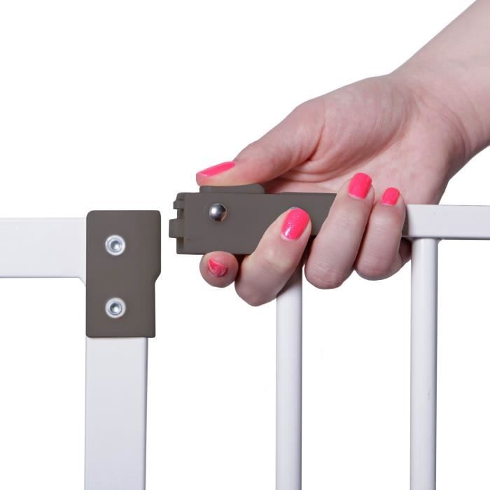DREAMBABY Safety gate Extra large LIBERTY - By pressure - L 99/105.5 x H 75 cm - White