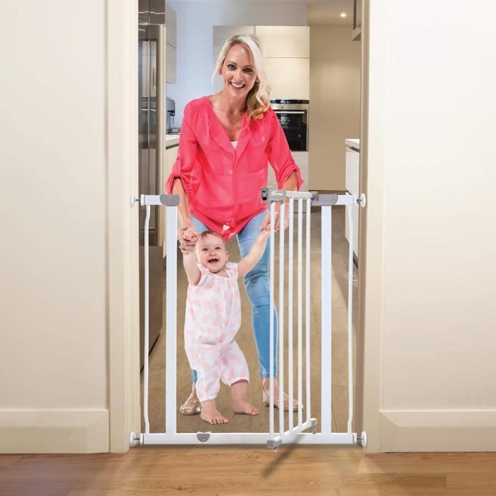 Safety Gate - DREAMBABY - AVA - Pressure Mounted - 61-68 x 76 cm - Double Locking - White