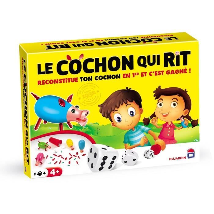 DUJARDIN - Laughing Pig by 4 - Board Game