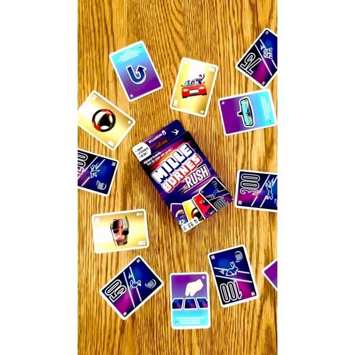 MILLE BORNES RUSH card game - DUJARDIN - For 2 players or more - From 7 years old
