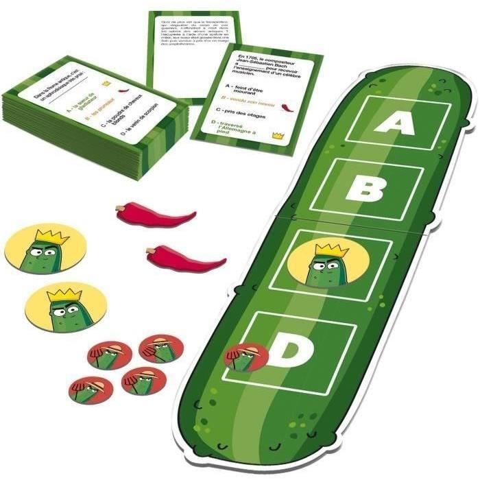 THE CUCUMBER KING - Board game - DUJARDIN - Identify the authentic anecdotes in this fun thinking game!