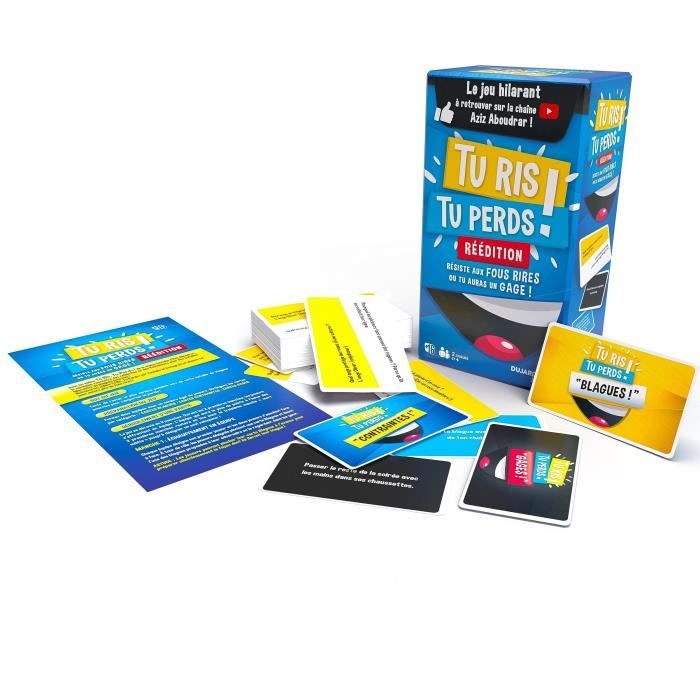 You Laugh You Lose - Reissue - Board game - DUJARDIN - Face off in a duel of rotten jokes without laughing!