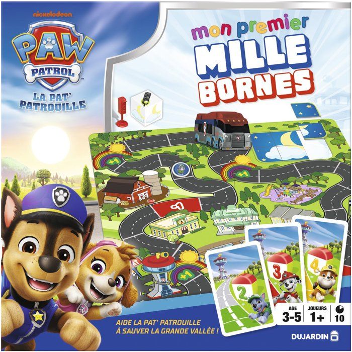 My First 1,000 Kilometers - Board Game - DUJARDIN - Paw Patrol - 1 to 10 players - Ages 3 and up