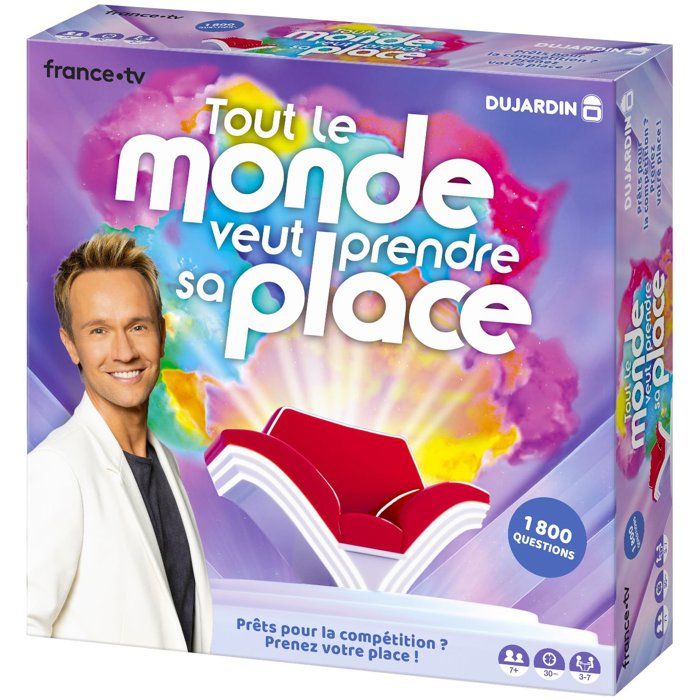 Everyone Wants a Seat at the Table - Board Game - DUJARDIN - 3 to 7 players - Ages 7 and up