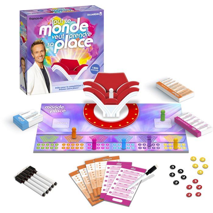 Everyone Wants a Seat at the Table - Board Game - DUJARDIN - 3 to 7 players - Ages 7 and up