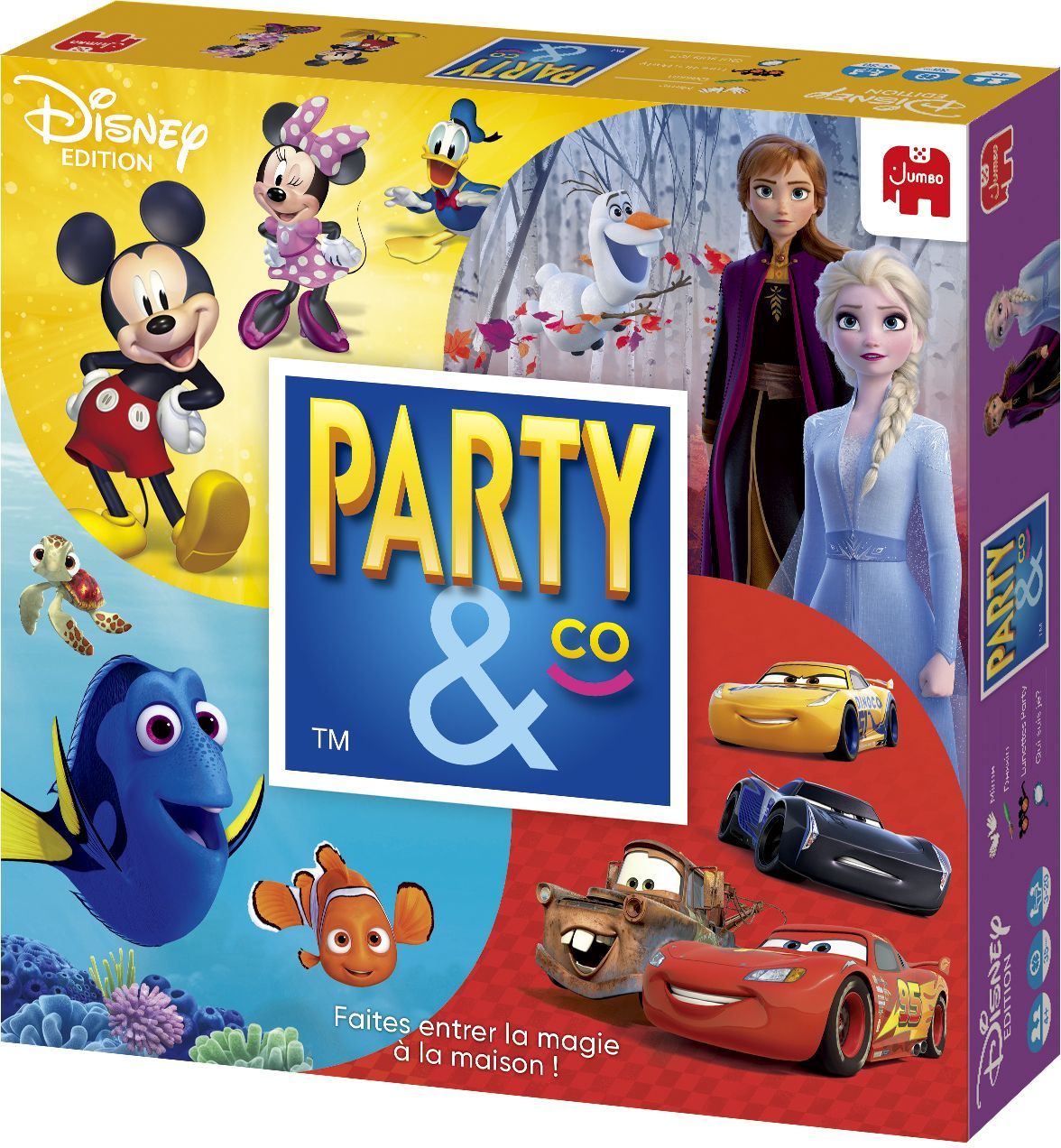PARTY & CO Disney - Board game - DUJARDIN - Challenges around the Disney universe for the whole family!
