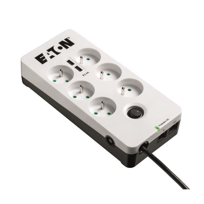 EATON Surge Suppressor / Protector - Protection Box - 6 x FR - 2.50 kVA - 230 V AC Input