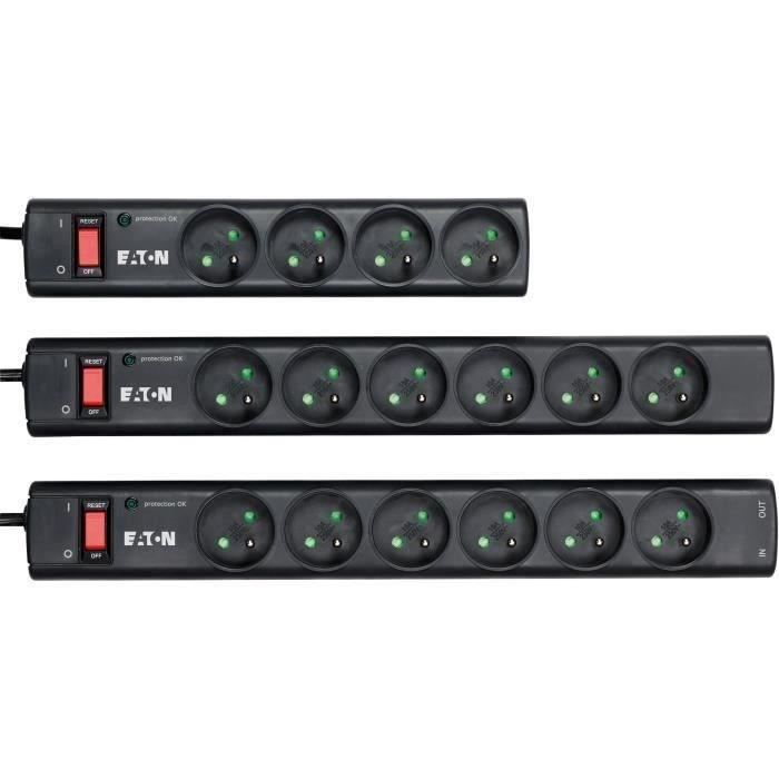 EATON Surge Suppressor / Protector - 6 x FR - 2.50 kVA - 230 V AC Input