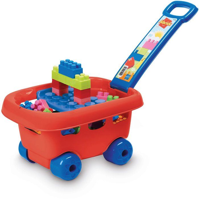Ecoiffier Trolley filled with 30 pieces - Abrick 1479
