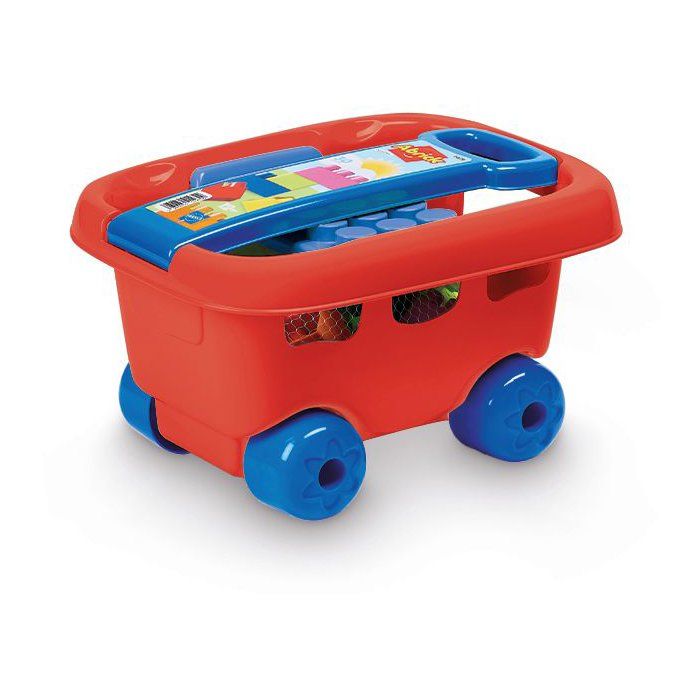 Ecoiffier Trolley filled with 30 pieces - Abrick 1479