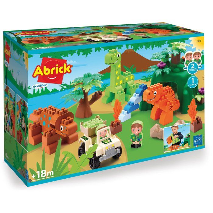 Dinoland construction toy - Abrick - ECOIFFIER - From 18 months