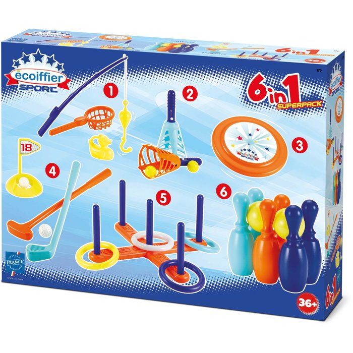 Sport box 6 in 1 Ecoiffier