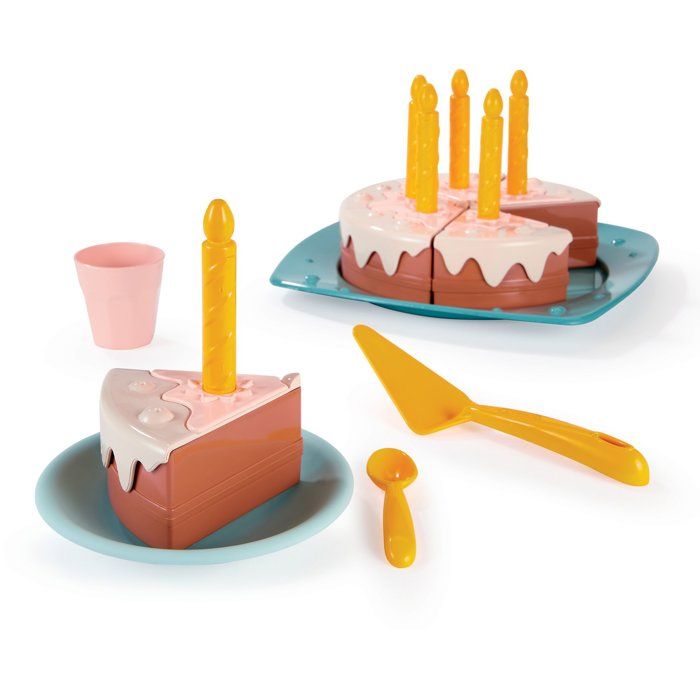 Birthday cake - ECOIFFIER - 1680 - Vert Azur - Happy birthday