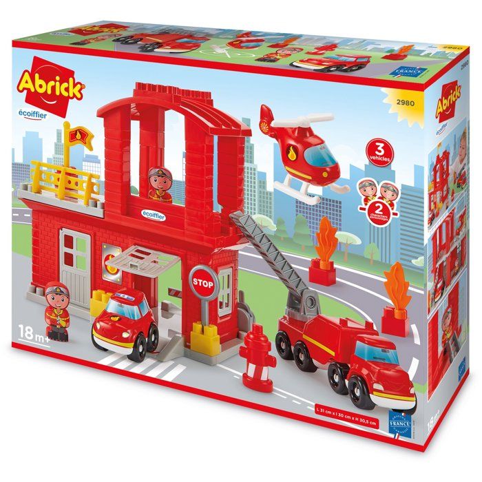 ECOIFFIER 2980 Abrick - Fire station - Firefighters on fire