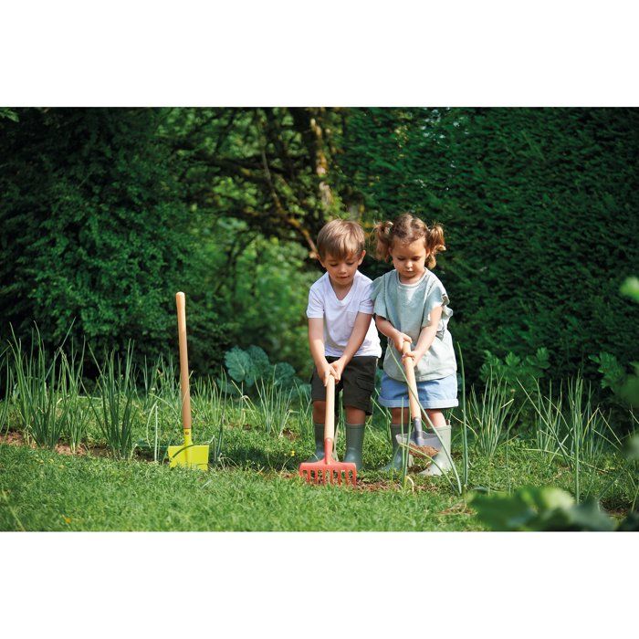Net of 3 large garden tools - ECOIFFIER - 4338 - Let's prepare the soil - 70 cm