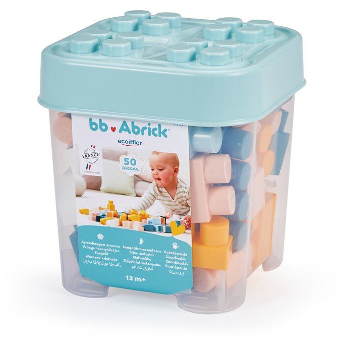 Storage barrel with colored bricks - Ecoiffier - 7916
