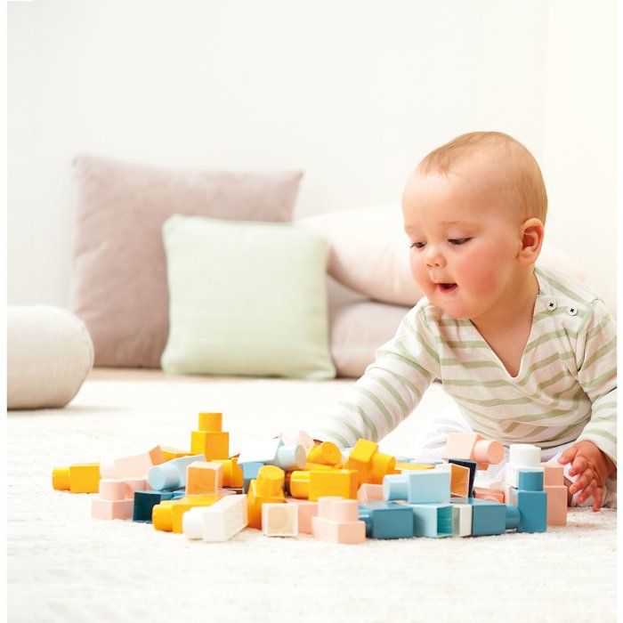 Storage barrel with colored bricks - Ecoiffier - 7916