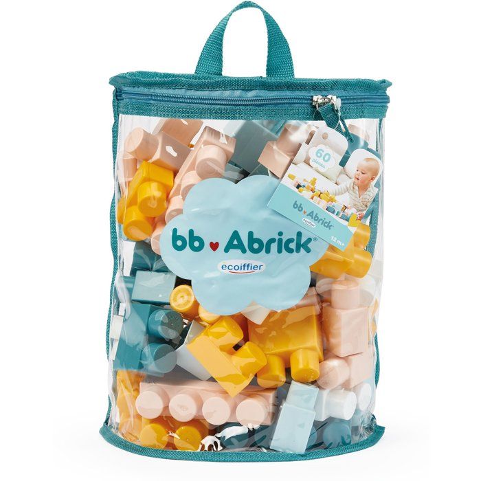Half-moon bag - Construction game - ECOIFFIER - BB Abrick - 60 pieces - +12 months
