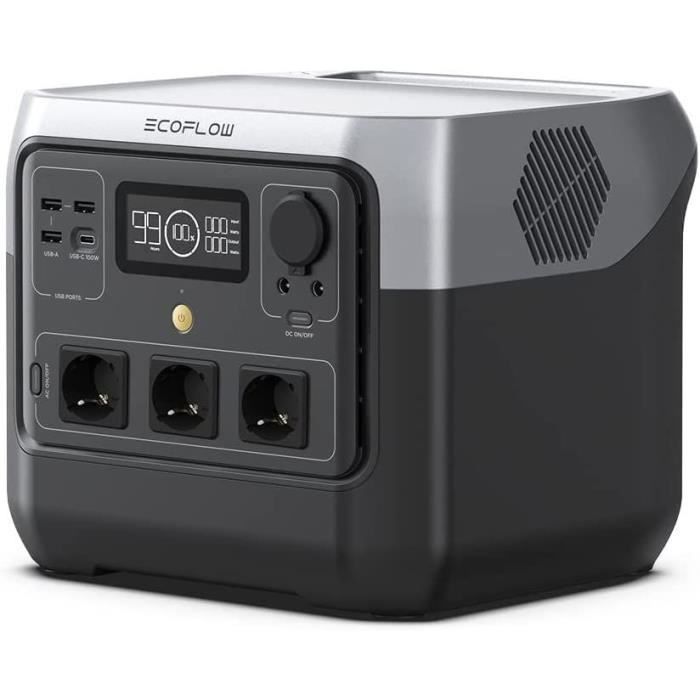 River 2 Pro portable electric generator, 768Wh, 3 CA outlet - 800 W in total (overvoltage 1600 W)