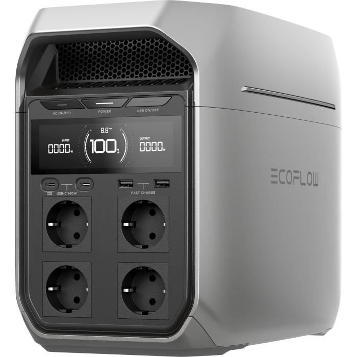 Portable Power Station - EcoFlow - DELTA 3 Plus - 1024 kWh Capacity, Power Security, Portable Design