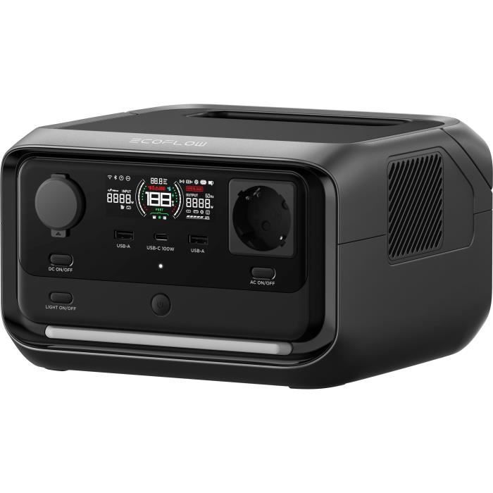 Starter battery - EcoFlow - RIVER 3 Plus - High performance, UPS system, expandable capacity
