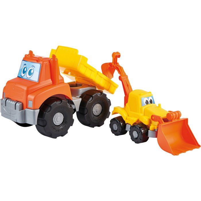 ECOIFFIER - 492 - Truck + Backhoe loader