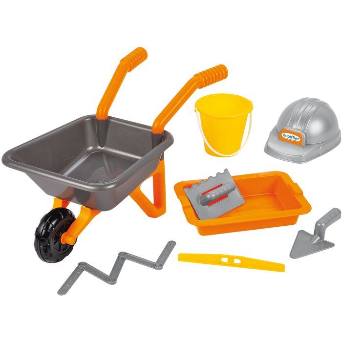Ecoiffier Super masonry pack - wheelbarrow 50 cm 496