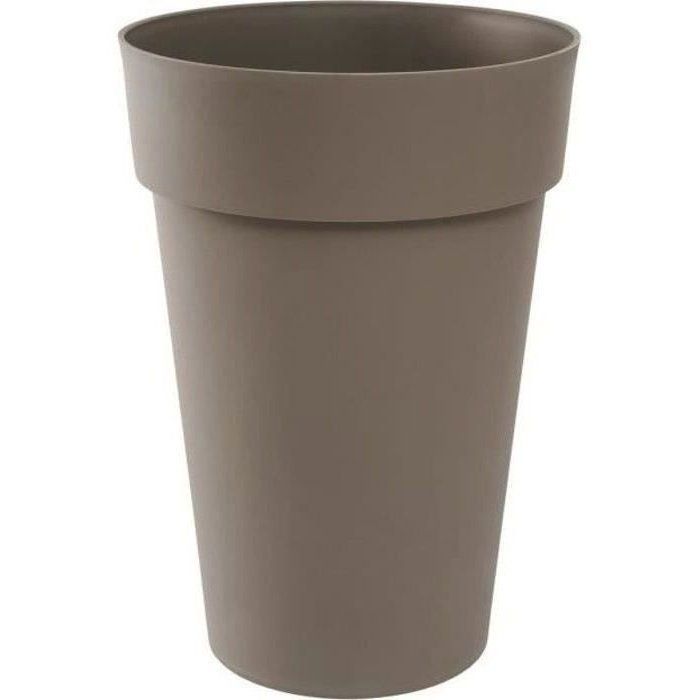 EDA Pot/Tuscan Vase High - Ø 46 x H 65 cm - 67 L - Taupe
