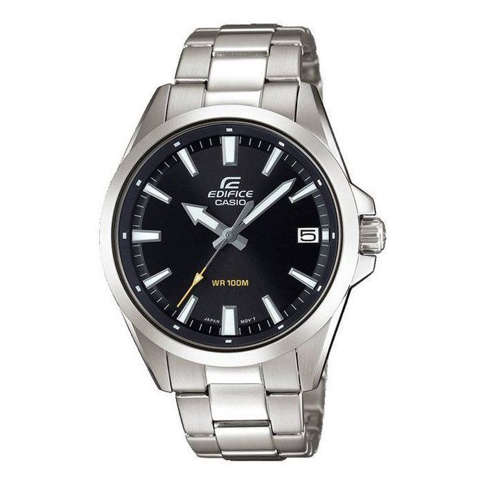 CASIO EDIFICE Stainless Steel Watch - Grey - Quartz - Mineral Glass - Analog