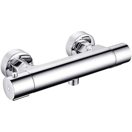 Thermostatic shower mixer - EDOUARD ROUSSEAU - Garance 3 - Cold body - Suitable for all hot water production - Chrome