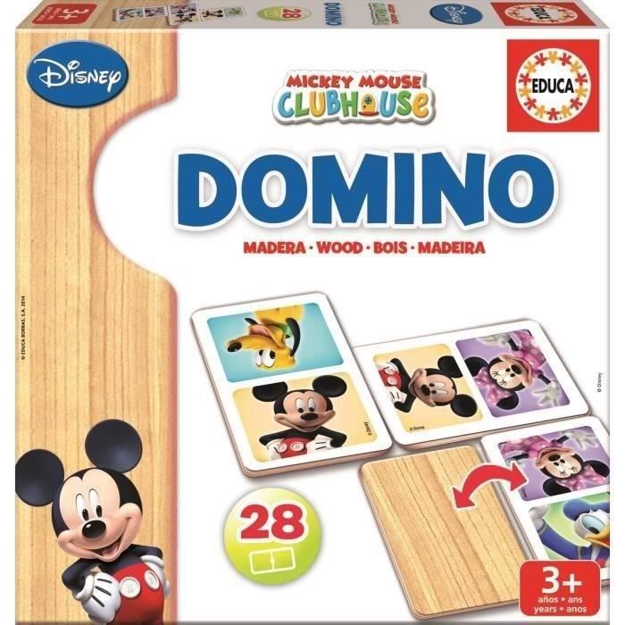 EDUCA - Mickey wooden domino