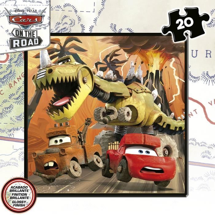 CARS - Malette of 4 progressive puzzles