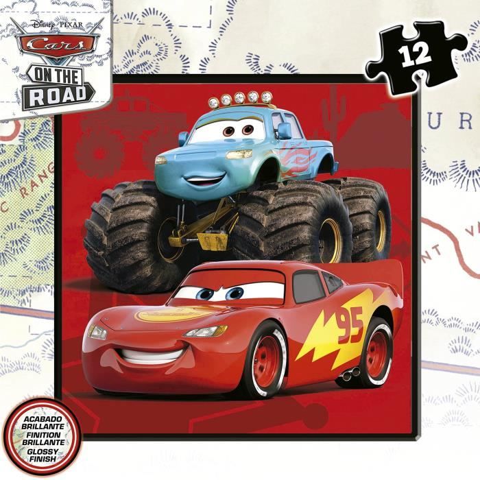 CARS - Malette of 4 progressive puzzles