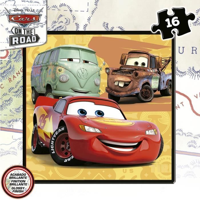CARS - Malette of 4 progressive puzzles