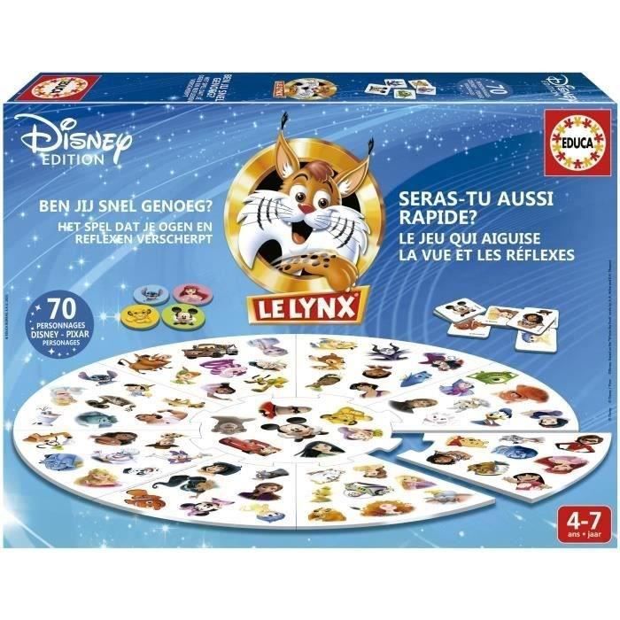 THE LYNX DISNEY 100 - EDUCA - Board game - 19748