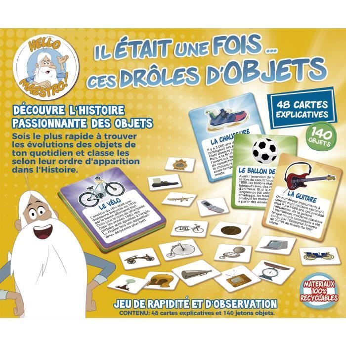 Speed game - EDUCA - Once Upon a Time... These Funny Objects - Observation and historical discovery for 6 year olds