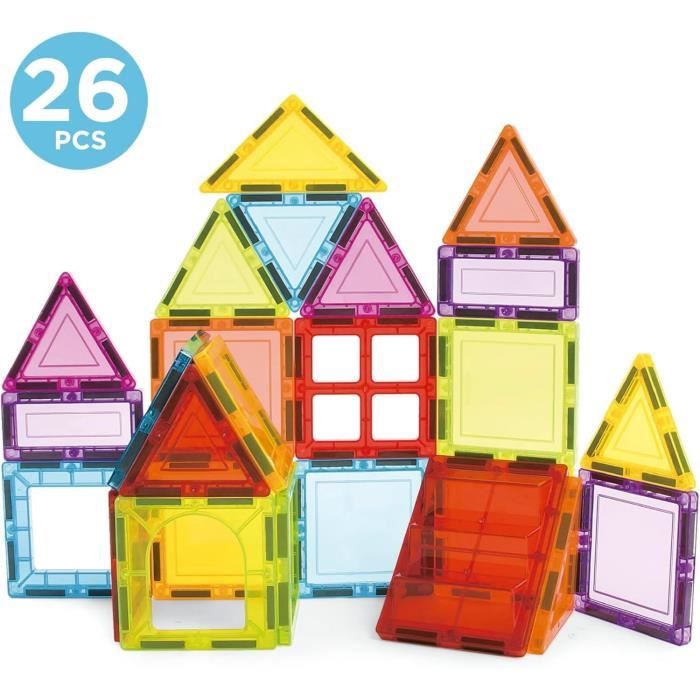 Educational game - EDUCA Magnetics - 3D magnetic construction with 26 pieces to stimulate children's creativity