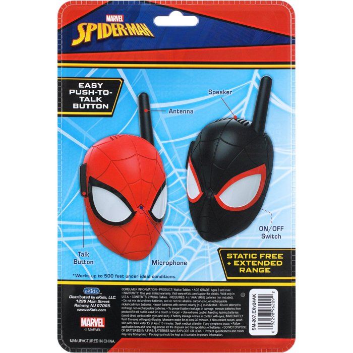 Walkie-Talkie - EKIDS - Spider-Man