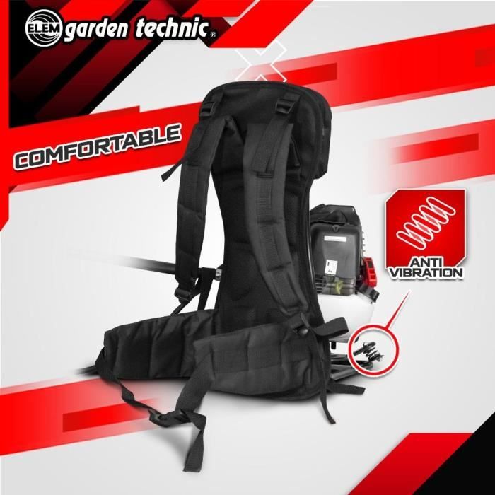 ELEM DCBT52DO-22 Backpack Brushcutter - 52cc - Padded Harness